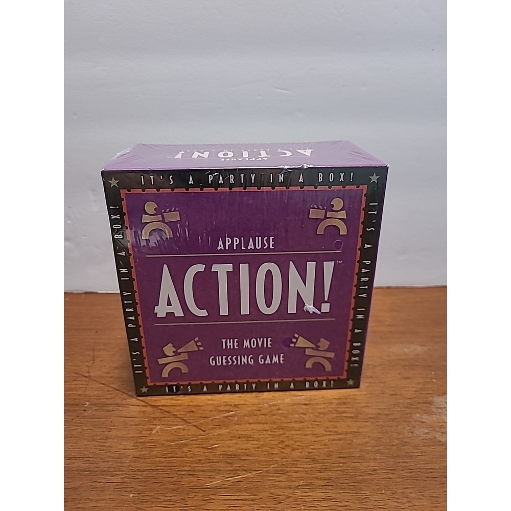 1998 Applause Action! The Movie Guessing Game Big Game Inc New Sealed